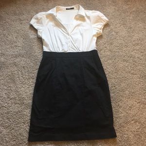 Black and White work dress
